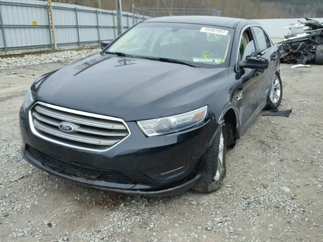 1FAHP2E88EG107648 - 2014 FORD TAURUS SEL BLACK photo 2