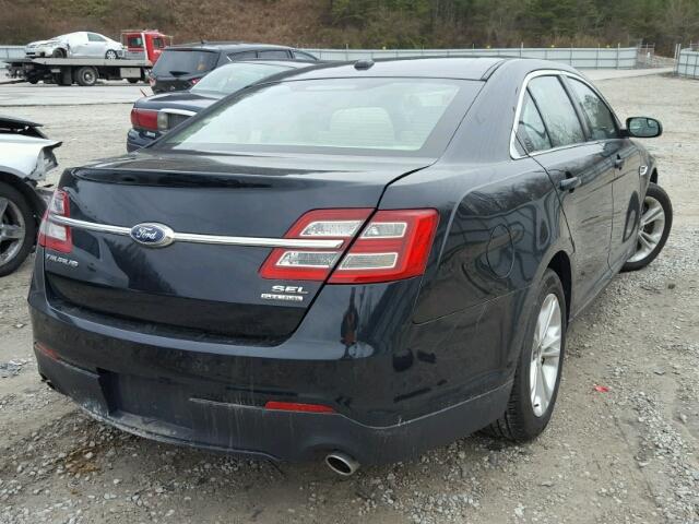 1FAHP2E88EG107648 - 2014 FORD TAURUS SEL BLACK photo 4