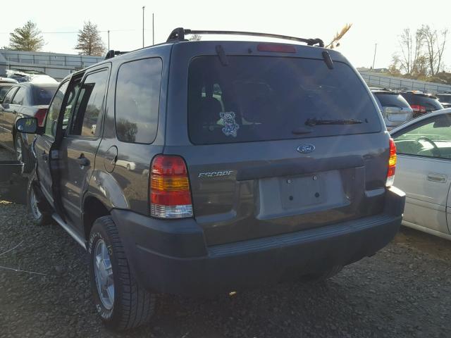 1FMYU02B43KC03788 - 2003 FORD ESCAPE XLS GRAY photo 3