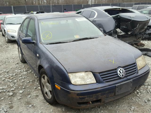 3VWSP69M22M051204 - 2001 VOLKSWAGEN JETTA BLUE photo 1