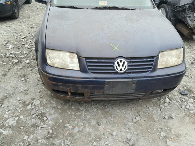 3VWSP69M22M051204 - 2001 VOLKSWAGEN JETTA BLUE photo 7