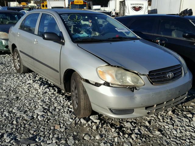 1NXBR32E03Z040502 - 2003 TOYOTA COROLLA CE GRAY photo 1