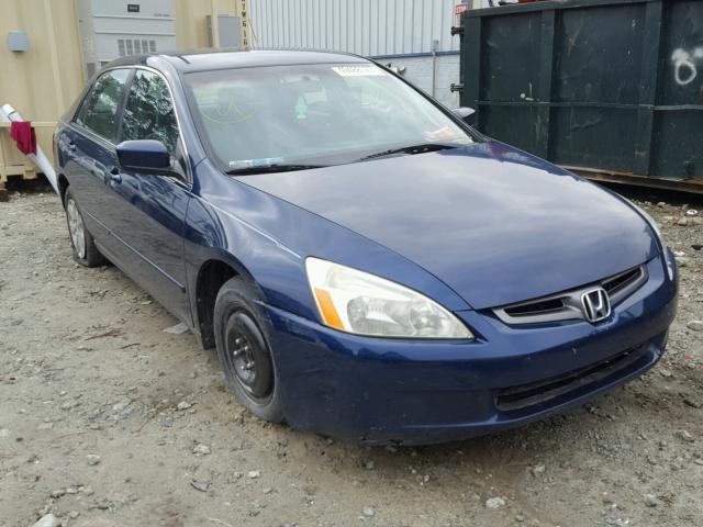 1HGCM56383A005107 - 2003 HONDA ACCORD LX BLUE photo 1