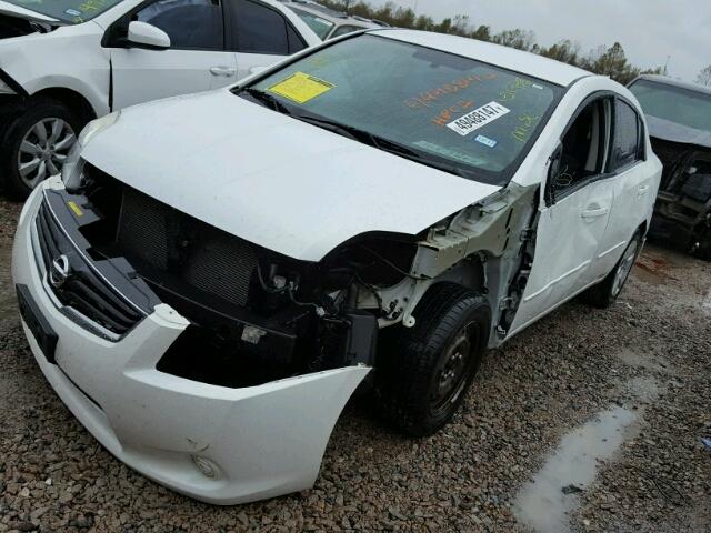 3N1AB6AP6AL724795 - 2010 NISSAN SENTRA 2.0 WHITE photo 2