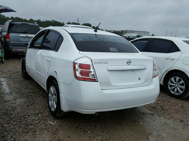 3N1AB6AP6AL724795 - 2010 NISSAN SENTRA 2.0 WHITE photo 3