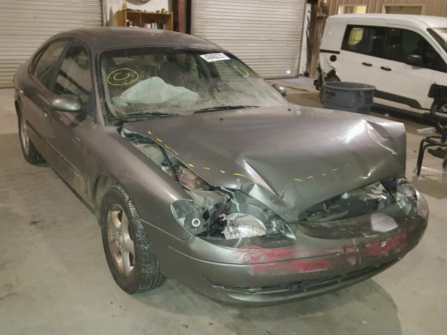 1FAFP53U11A142375 - 2001 FORD TAURUS SE GREEN photo 1