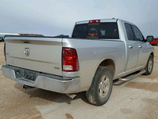 1C6RD6GP4CS233204 - 2012 DODGE RAM 1500 S SILVER photo 4