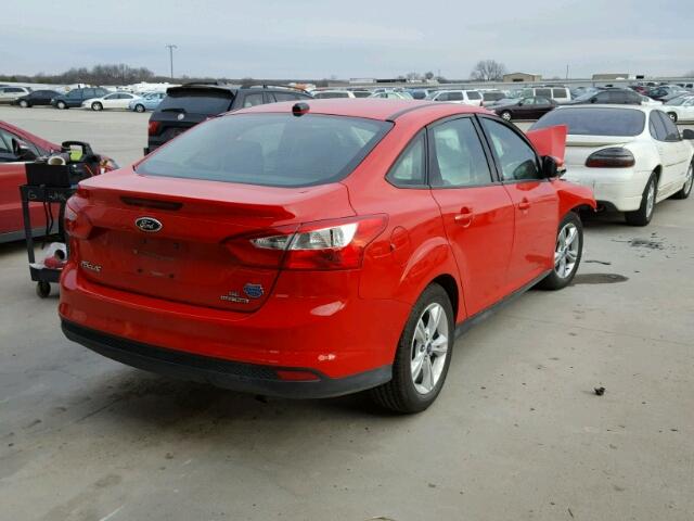 1FADP3F22EL130039 - 2014 FORD FOCUS SE RED photo 4