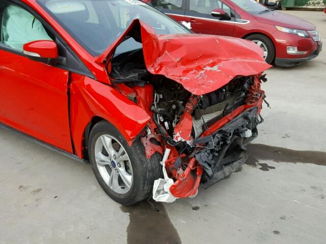 1FADP3F22EL130039 - 2014 FORD FOCUS SE RED photo 9