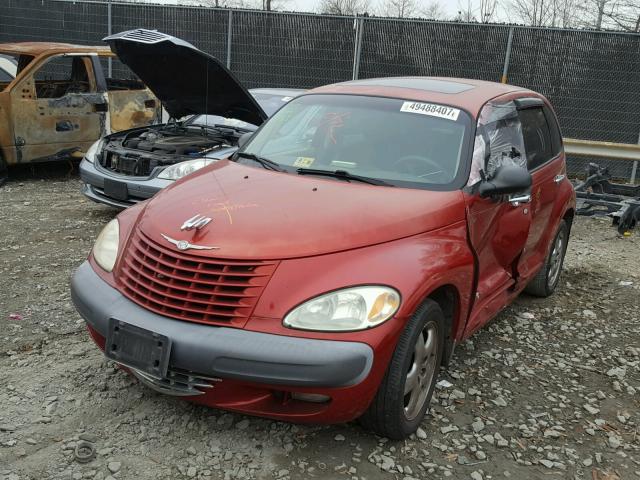 3C8FY4BB91T694005 - 2001 CHRYSLER PT CRUISER RED photo 2