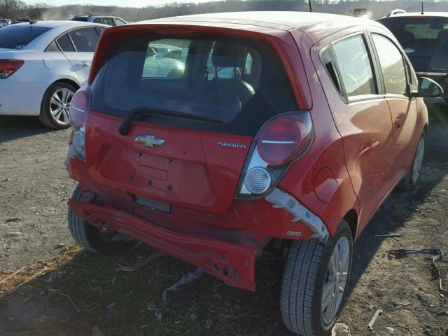 KL8CB6S94DC519068 - 2013 CHEVROLET SPARK LS RED photo 9