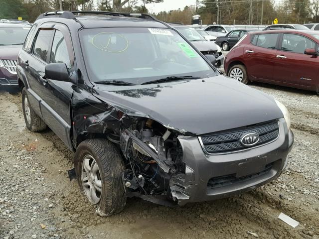 KNDJF723487474488 - 2008 KIA SPORTAGE E BLACK photo 1