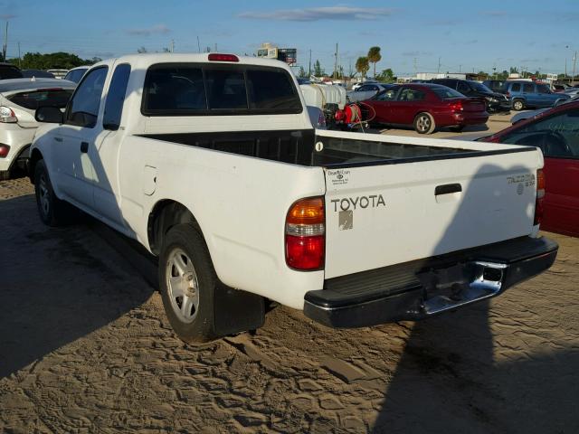 5TEVL52N62Z009985 - 2002 TOYOTA TACOMA XTR WHITE photo 3