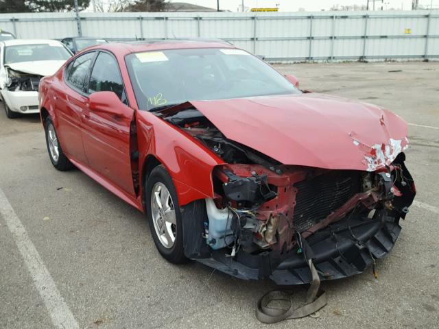 2G2WP552781164105 - 2008 PONTIAC GRAND PRIX RED photo 1