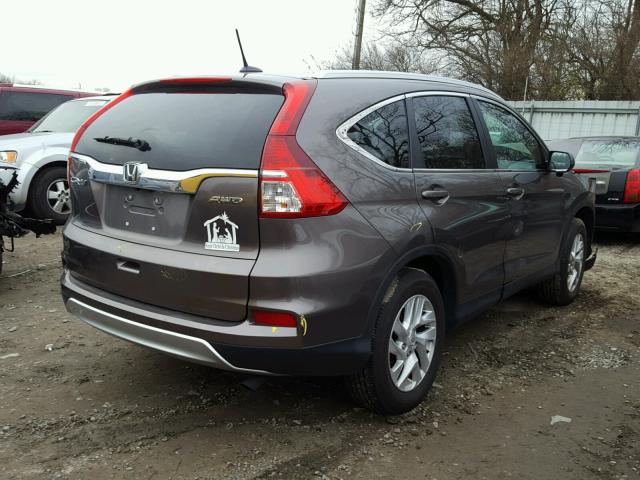 2HKRM4H71GH617733 - 2016 HONDA CR-V EXL BROWN photo 4