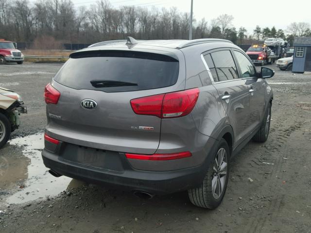 KNDPCCA61E7659942 - 2014 KIA SPORTAGE S SILVER photo 4