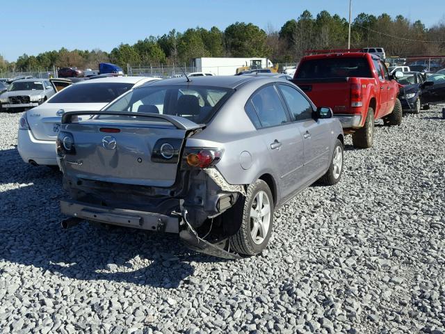 JM1BK323161522716 - 2006 MAZDA 3 S GRAY photo 4