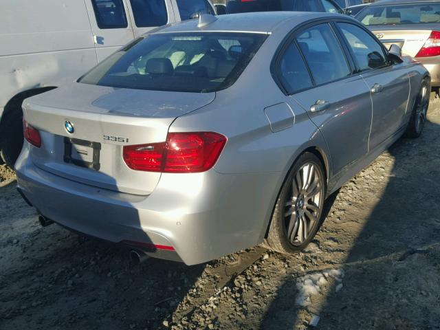 WBA3A9G54FNS66985 - 2015 BMW 335 I SILVER photo 4