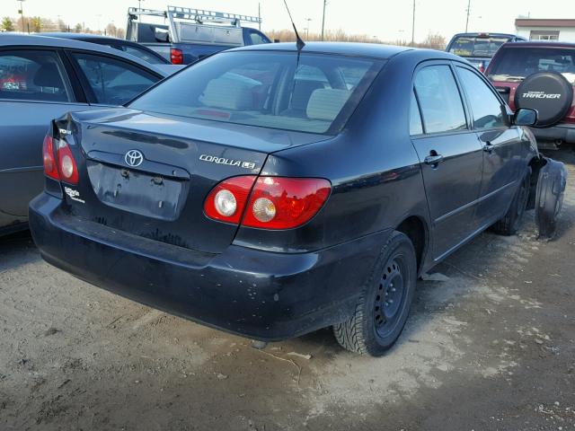 1NXBR30E57Z767336 - 2007 TOYOTA COROLLA CE BLACK photo 4