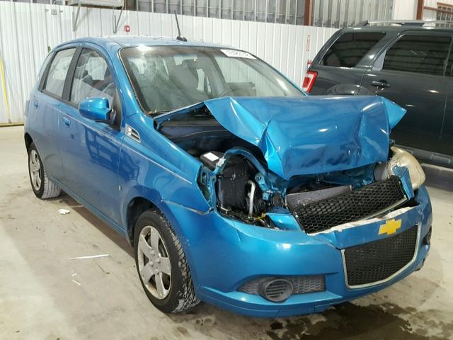 KL1TD66E39B629123 - 2009 CHEVROLET AVEO LS GREEN photo 1