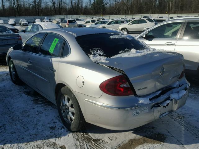 2G4WD532851210863 - 2005 BUICK LACROSSE C SILVER photo 3