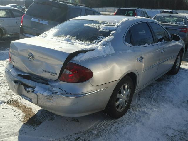 2G4WD532851210863 - 2005 BUICK LACROSSE C SILVER photo 4