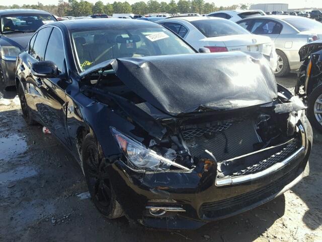 JN1BV7AP1EM673347 - 2014 INFINITI Q50 BASE BLACK photo 1