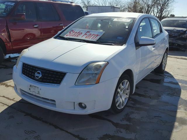 3N1AB61E08L690376 - 2008 NISSAN SENTRA 2.0 WHITE photo 2