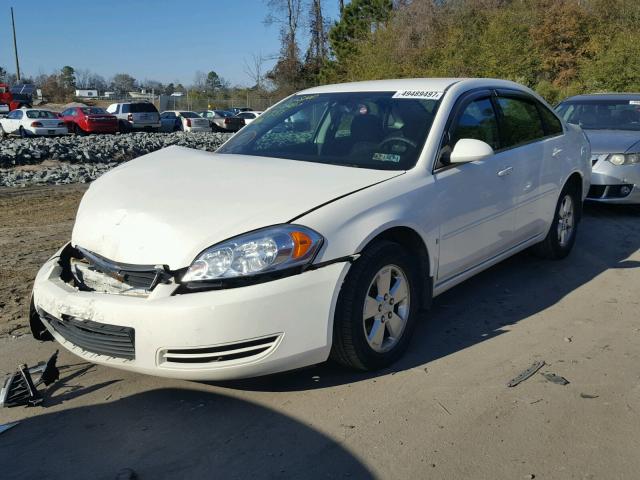 2G1WT58K279311751 - 2007 CHEVROLET IMPALA LT WHITE photo 2