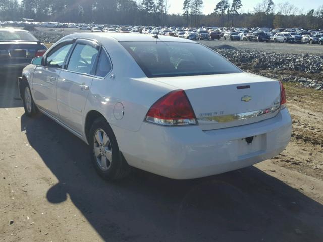 2G1WT58K279311751 - 2007 CHEVROLET IMPALA LT WHITE photo 3