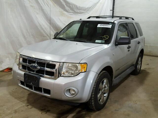 1FMCU03178KB66470 - 2008 FORD ESCAPE XLT SILVER photo 2