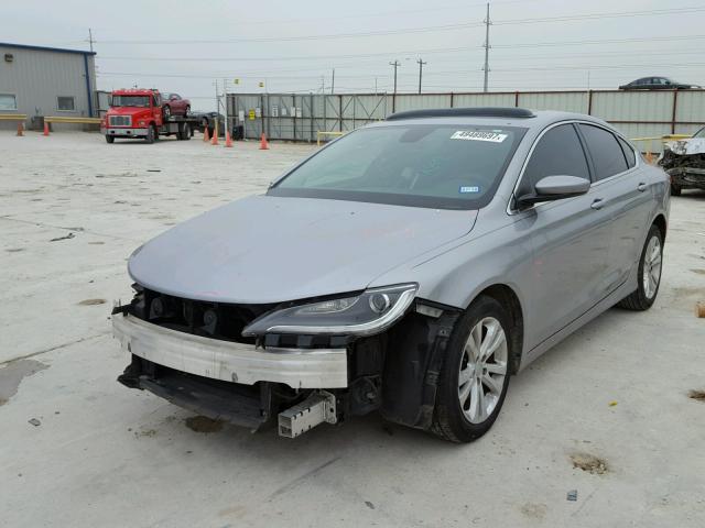 1C3CCCAB0FN669522 - 2015 CHRYSLER 200 LIMITE SILVER photo 2