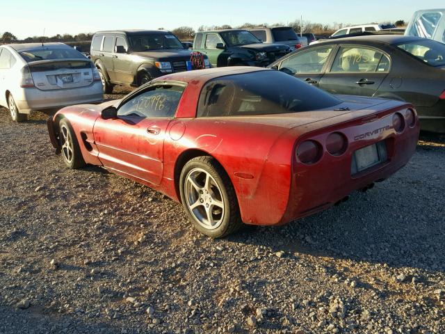 1G1YY22GX25101403 - 2002 CHEVROLET CORVETTE RED photo 3