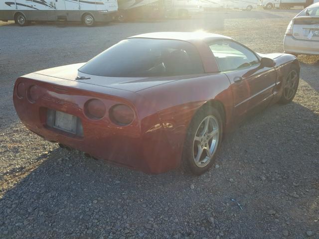 1G1YY22GX25101403 - 2002 CHEVROLET CORVETTE RED photo 4