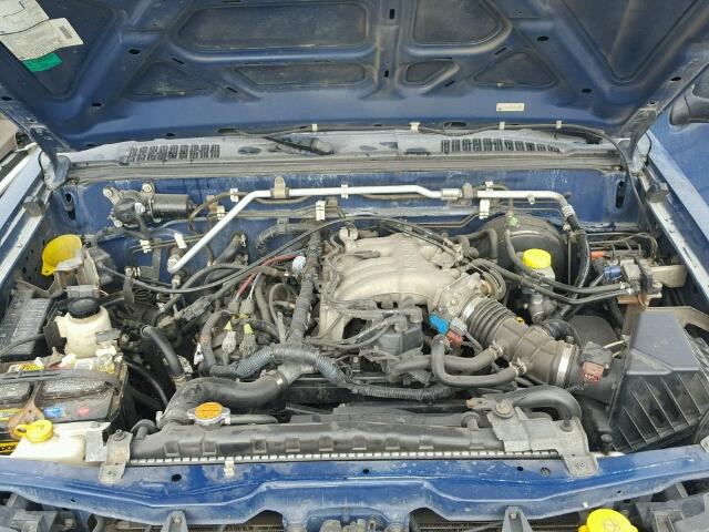 5N1ED28Y12C557125 - 2002 NISSAN XTERRA XE BLUE photo 7