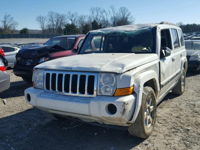 1J8HG48K07C663758 - 2007 JEEP COMMANDER WHITE photo 2