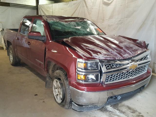 3GCUKREC4FG113117 - 2015 CHEVROLET SILVERADO MAROON photo 1