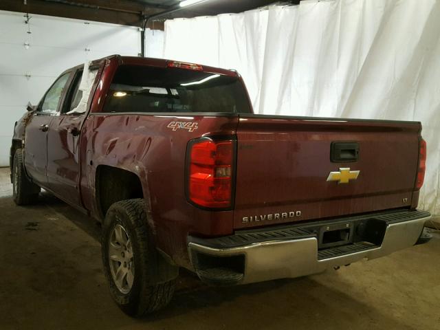 3GCUKREC4FG113117 - 2015 CHEVROLET SILVERADO MAROON photo 3