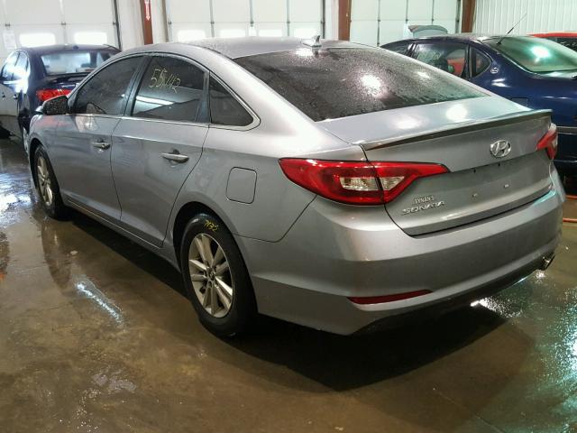 5NPE24AF2GH363231 - 2016 HYUNDAI SONATA SE SILVER photo 3