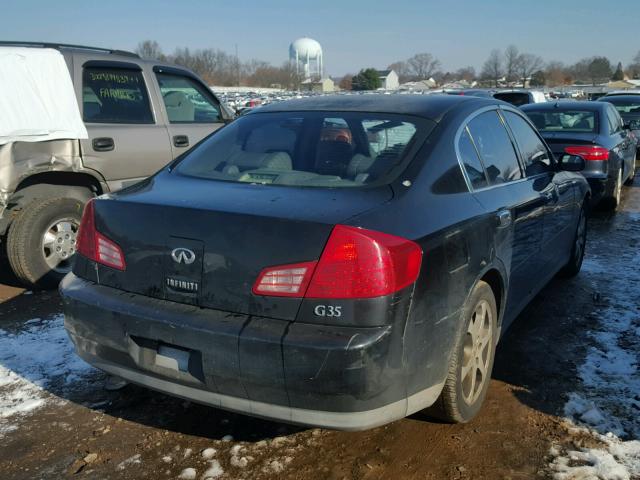 JNKCV51E23M021563 - 2003 INFINITI G35 BLACK photo 4