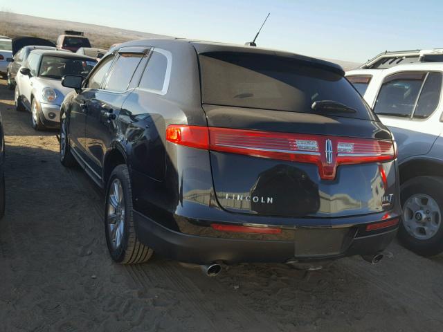 2LMHJ5AT4EBL50243 - 2014 LINCOLN MKT BLACK photo 3