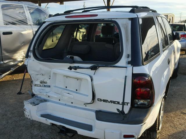 1GNDS13S942129838 - 2004 CHEVROLET TRAILBLAZE WHITE photo 9