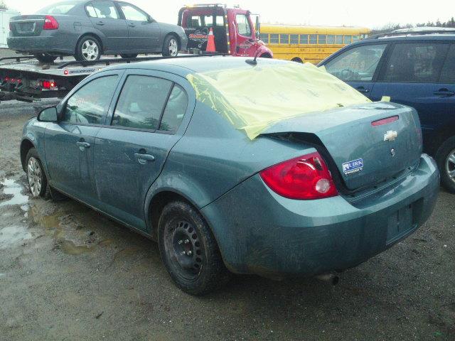 1G1AB5F54A7121212 - 2010 CHEVROLET COBALT LS GREEN photo 3