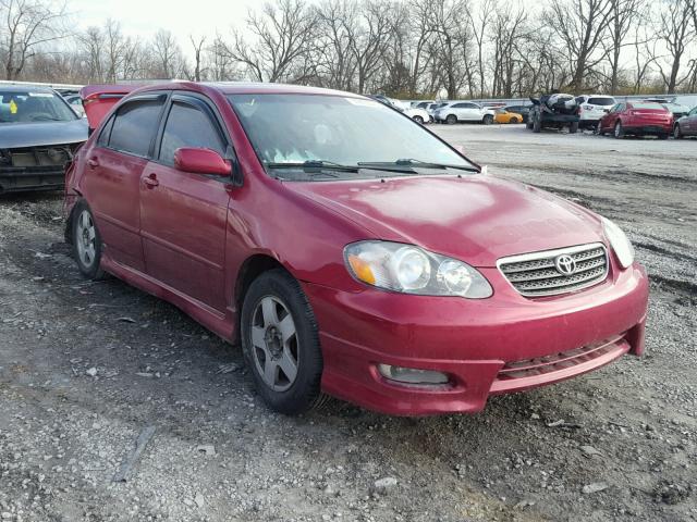 2T1BR32E26C621487 - 2006 TOYOTA COROLLA CE MAROON photo 1