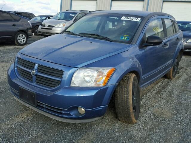 1B3HB48B27D591110 - 2007 DODGE CALIBER SX BLUE photo 2