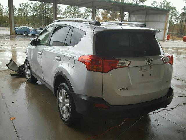 JTMZFREV9D5011909 - 2013 TOYOTA RAV4 LE GRAY photo 3