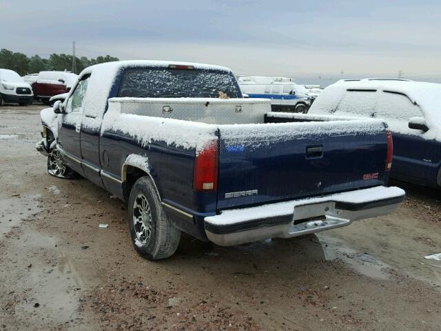 1GTEC19W9WE509901 - 1998 GMC SIERRA C15 BLUE photo 3