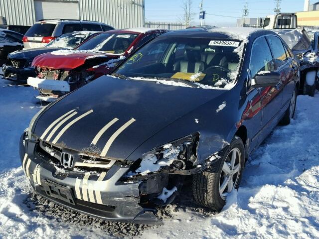 1HGCM566X3A822105 - 2003 HONDA ACCORD EX GRAY photo 2