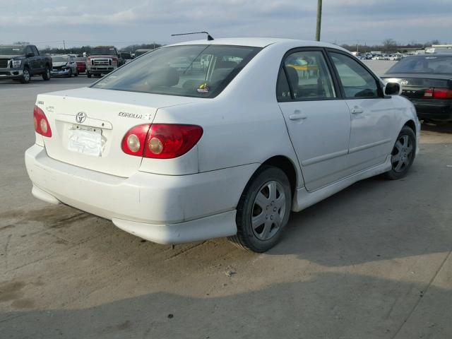 1NXBR32E85Z387661 - 2005 TOYOTA COROLLA CE WHITE photo 4