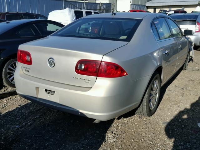 1G4HP57287U168874 - 2007 BUICK LUCERNE CX CREAM photo 4